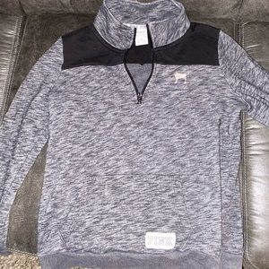 Pink! Pullover zippered